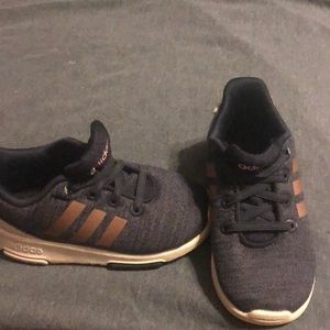Toddler girl adidas sneakers size 7.